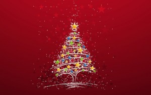 rode-kerst-wallpaper-met-kerstboom